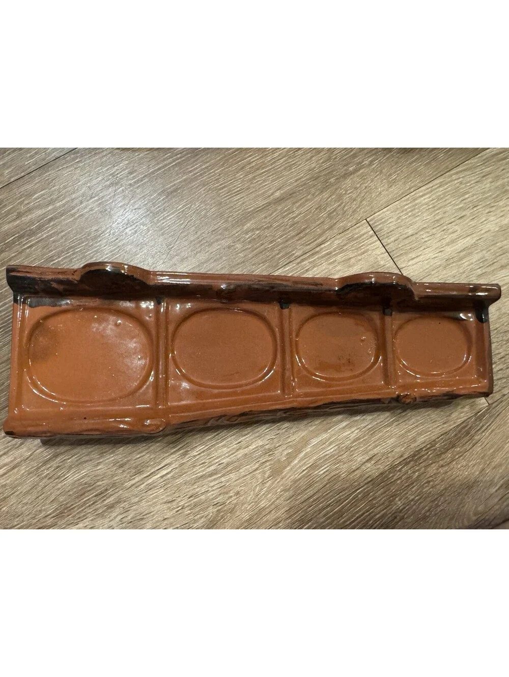 70'Ceramic Owl Measuring Cup Set 4pc w/ Holder Tray Brown/Black 1, 2/3, 1/2, 1/3